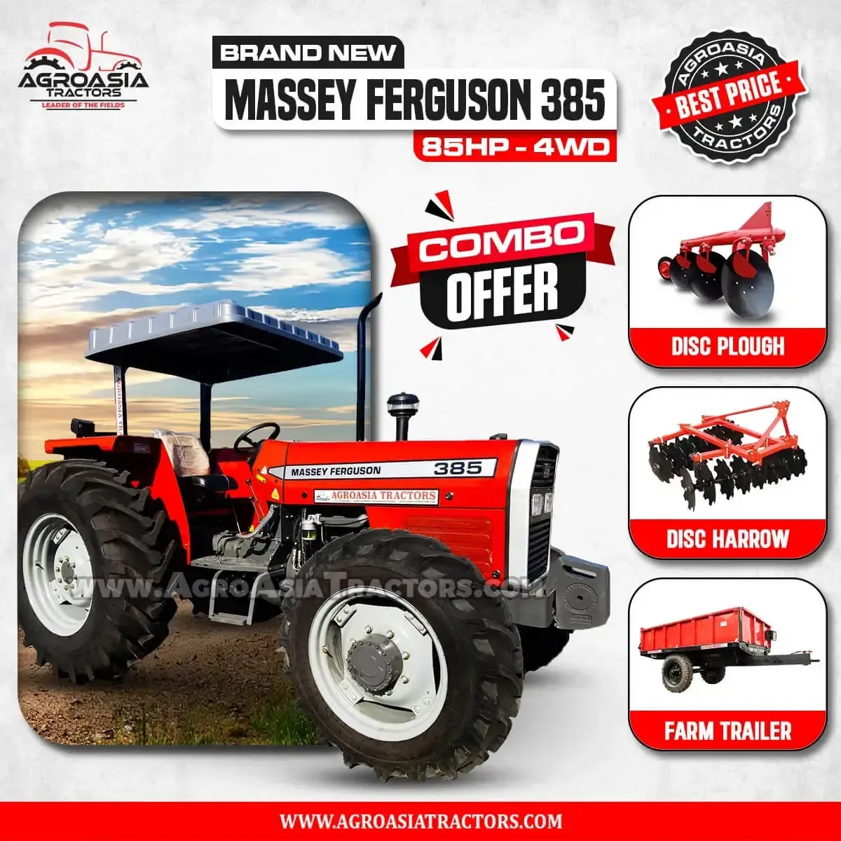 Massey Ferguson 385 Combo Offers